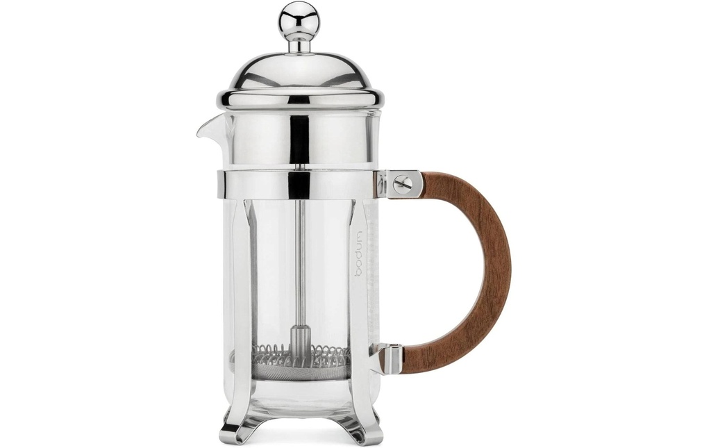 Bodum Cafetière Chambord 0.35 l, Brun/Argenté/Transparent