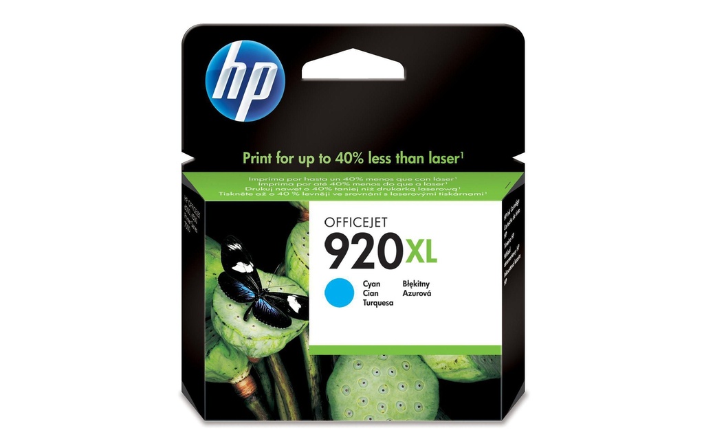 HP Encre Nr. 920XL (CD972AE) Cyan