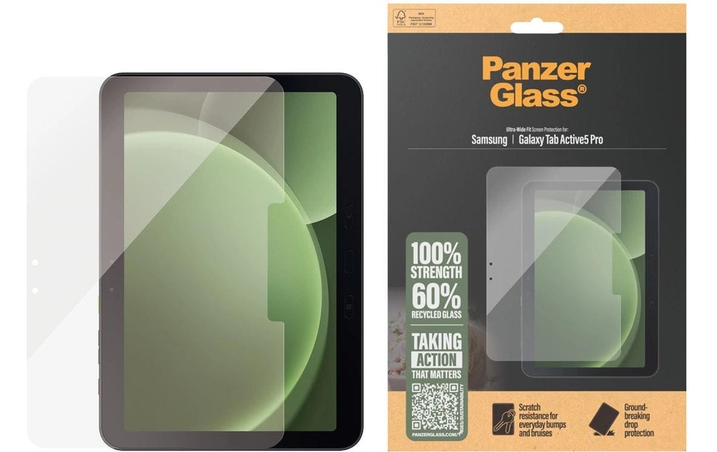 Panzerglass Films protecteurs pour tablettes Samsung Galaxy Tab Active5 Pro 10.1