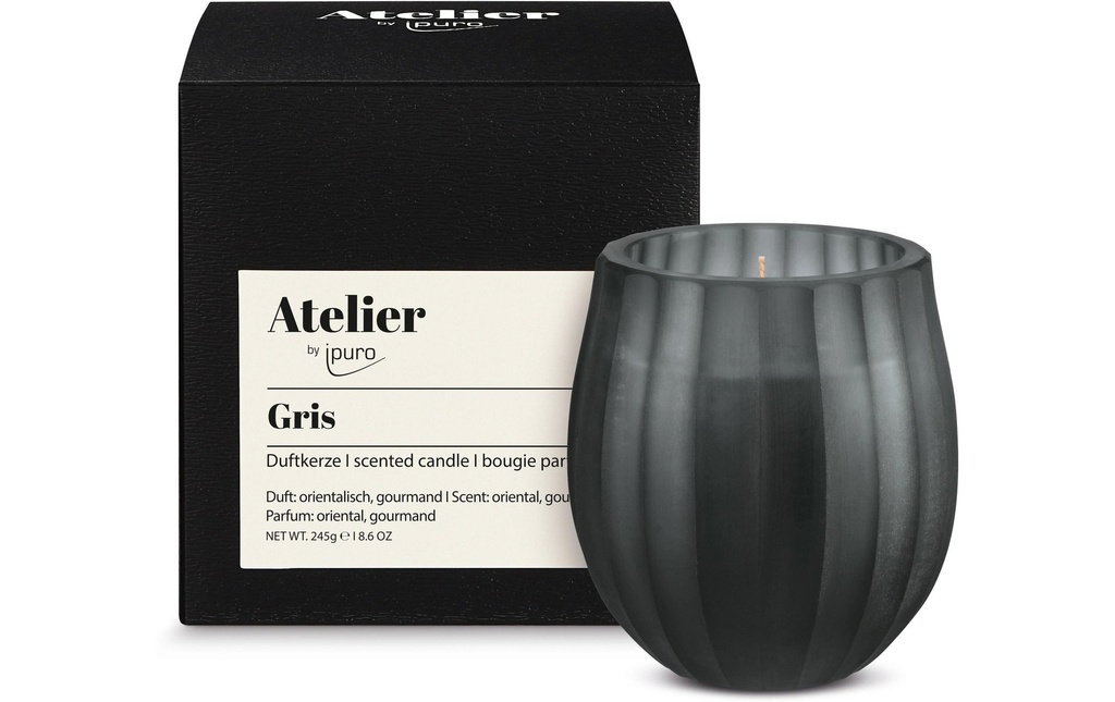 ipuro Bougie parfumée Gris, 245 g
