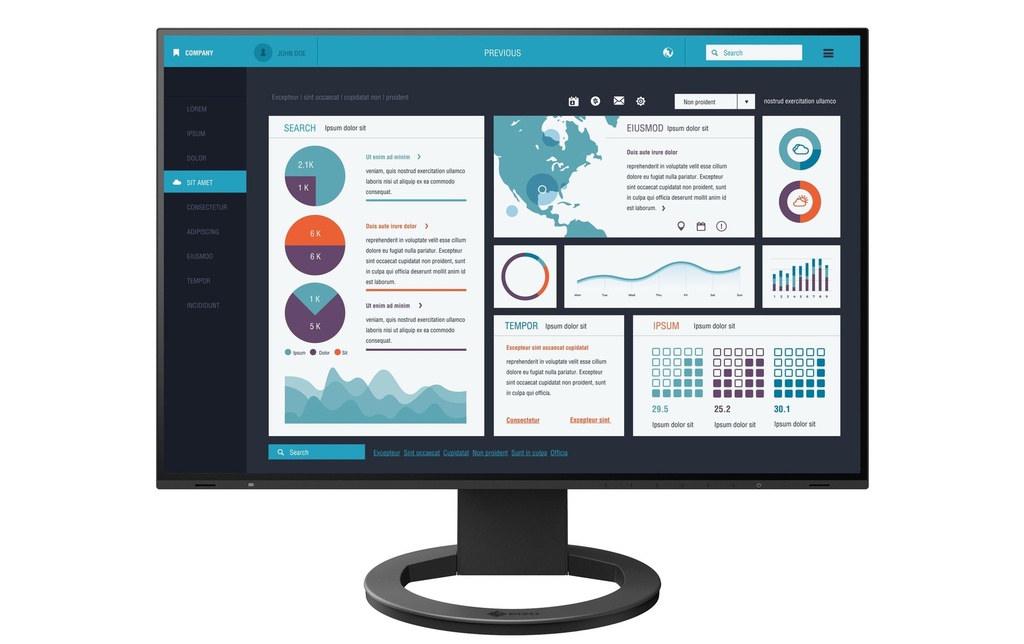 EIZO Moniteur EV2495 Swiss Edition Noir