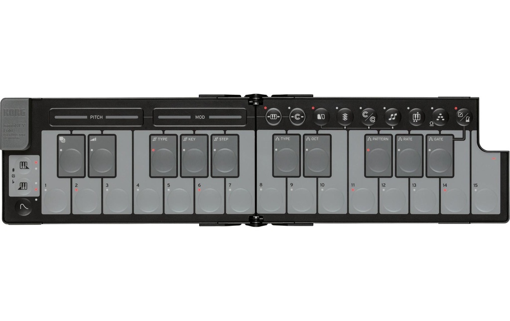 Korg Contrôleur clavier nanoKEY Fold Black