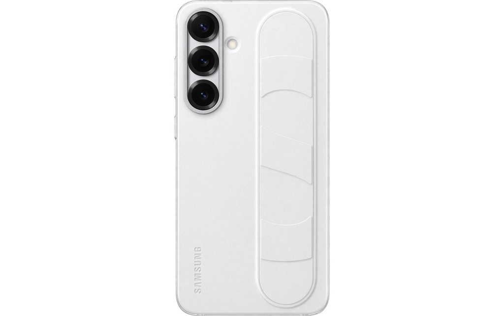 Samsung Coque arrière Standing Grip Galaxy S25+ Blanc