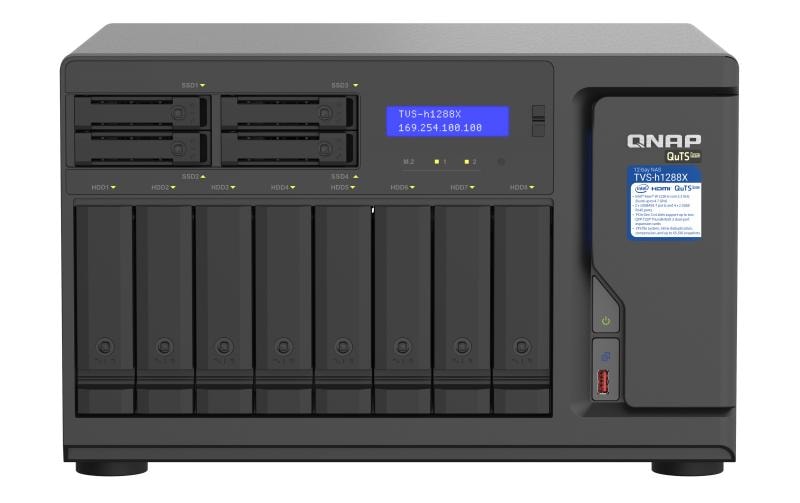 QNAP NAS TVS-h1288X-W1250-16G 12-bay