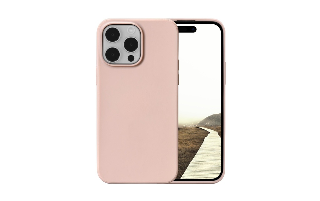 dbramante1928 Coque arrière Greenland iPhone 15 Pro Pink Sand