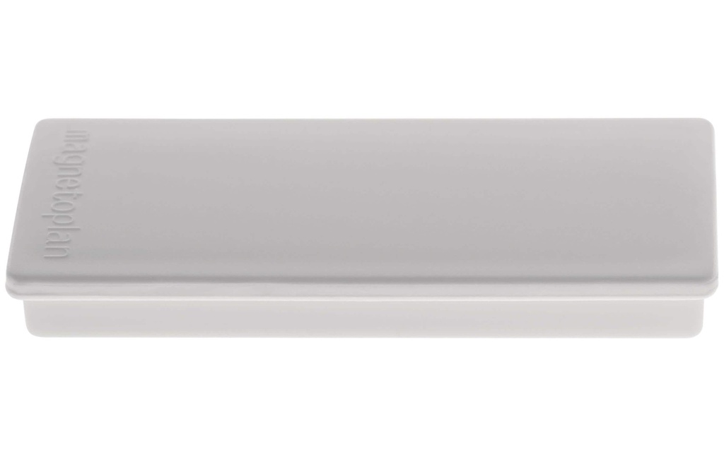 Magnetoplan Aimant Rectangle Gris, 10 Pièce/s