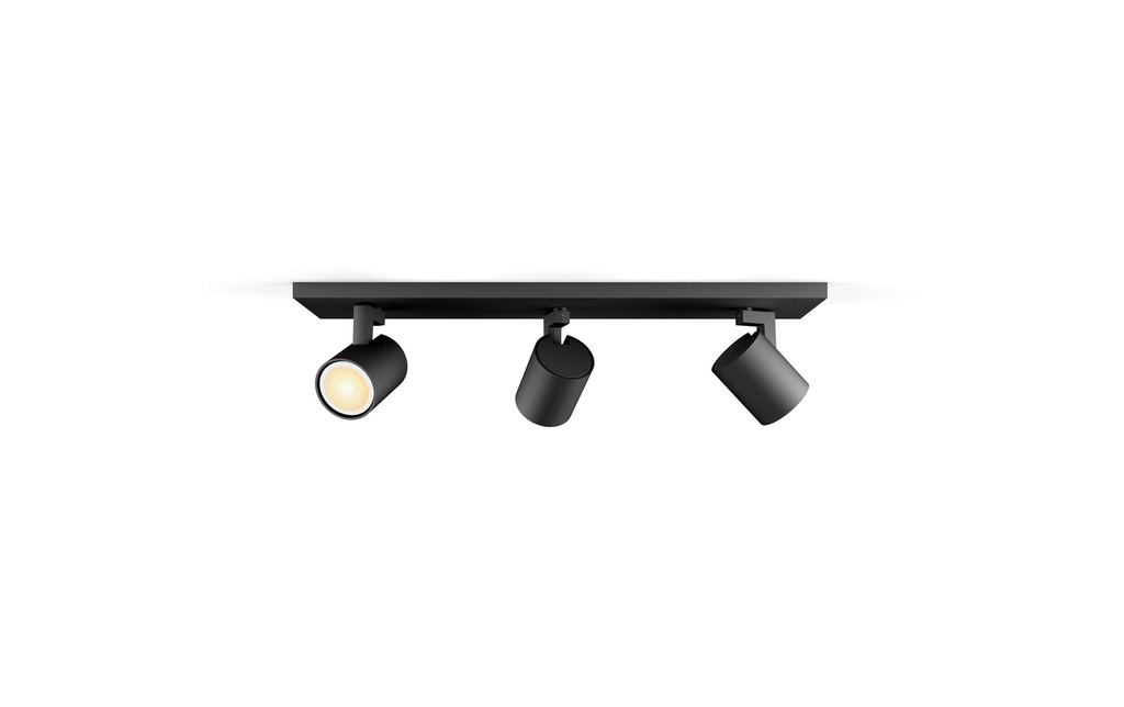 Philips Hue White Ambiance Runner 3 spots Noir