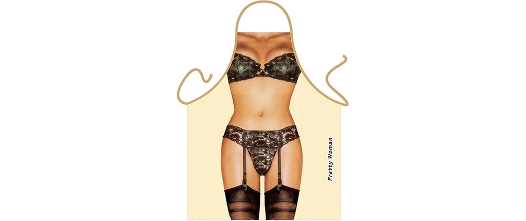 Trendcompany Tablier de cuisine Pretty Woman