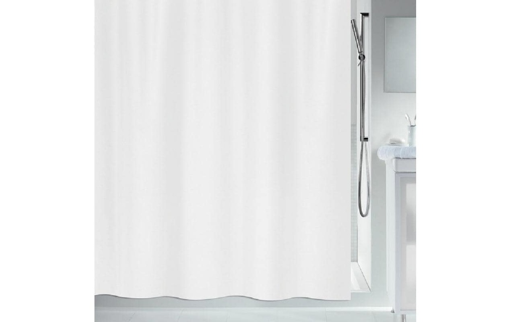 spirella Rideau de douche Primo 120 x 200 cm, Blanc
