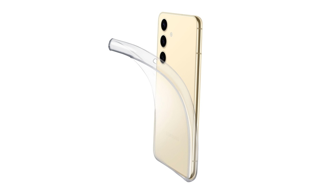Cellular Line Coque arrière Rubber Case Fine Galaxy S25 Transparent