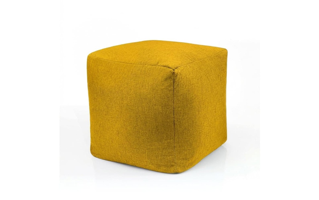 Urbanara Tabouret Basic-Comfort 85 l, jaune moutarde