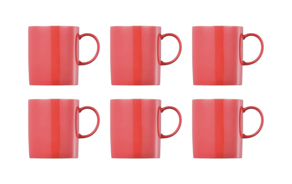 THOMAS Gobelet à café Sunny Day 300 ml, 6 Pièce/s, Rouge
