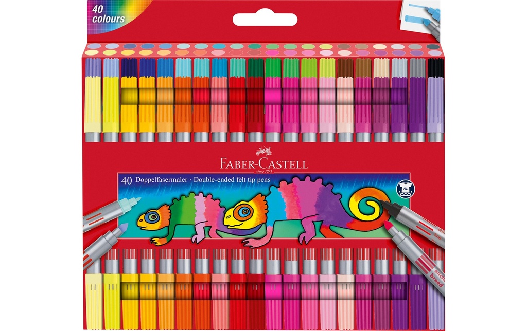 Faber-Castell Crayon feutre 40 pièces