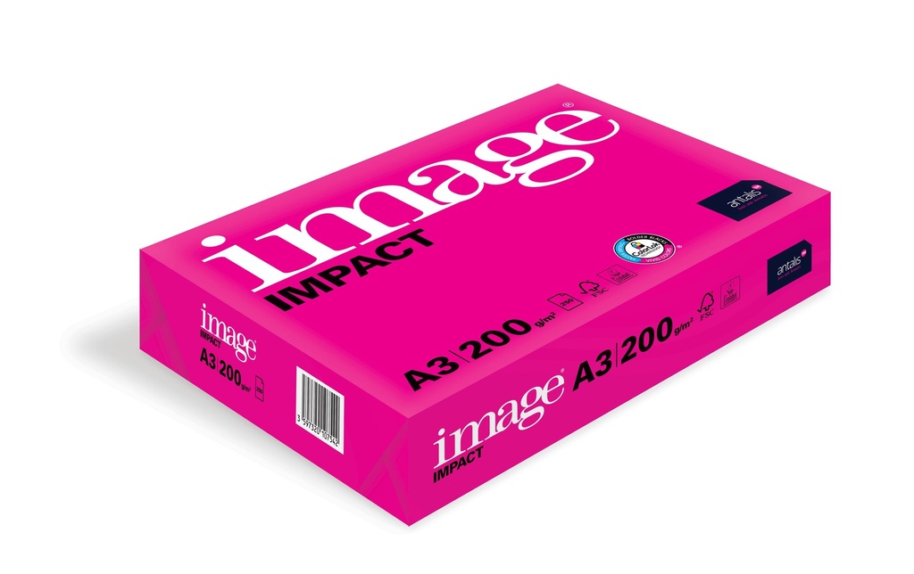 Image Papier pour photocopie Image Impact A3, Extra-blanc, 200 g/m², 250 feuilles