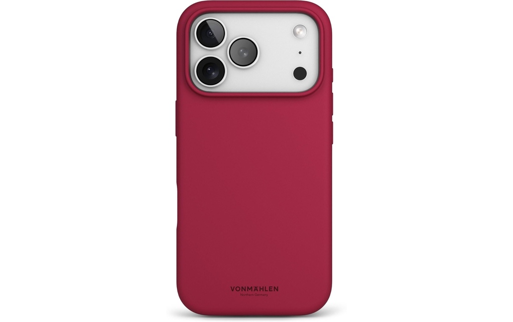 Vonmählen Coque arrière Soft Silicone iPhone 17 Pro Max Dark Red