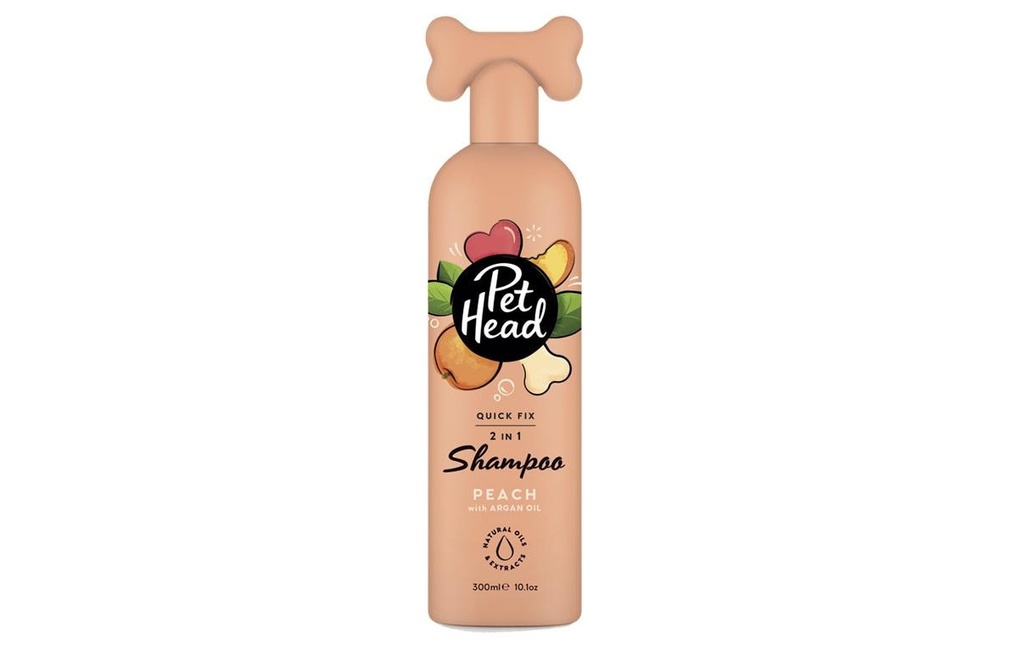 Pet Head Shampoing Quick Fix 2-en-1, 300 ml