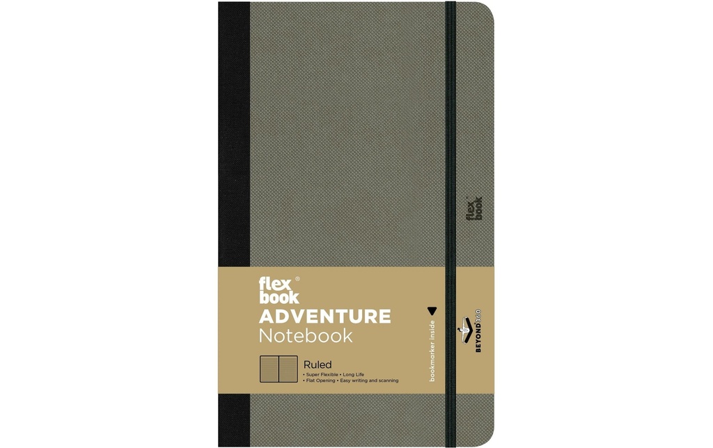 Flexbook Adventure Notebook 13 x 21 cm, À lignes, Éléphant