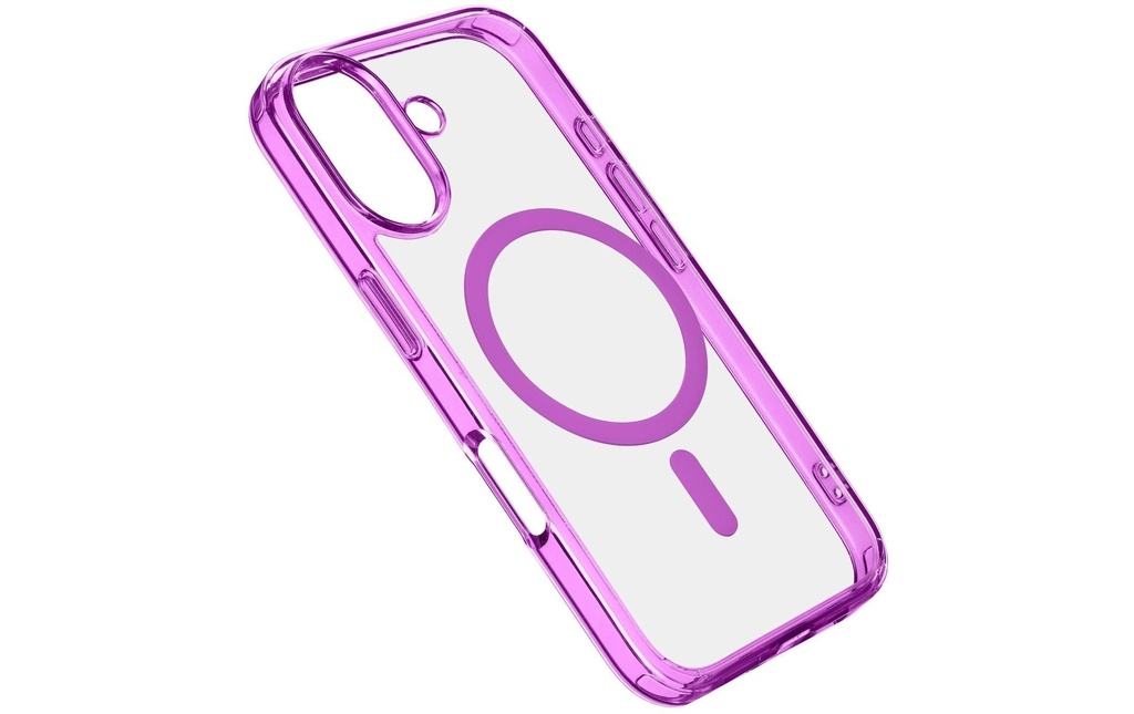 Cellular Line Coque arrière Iconic iPhone 16 Plus Pink
