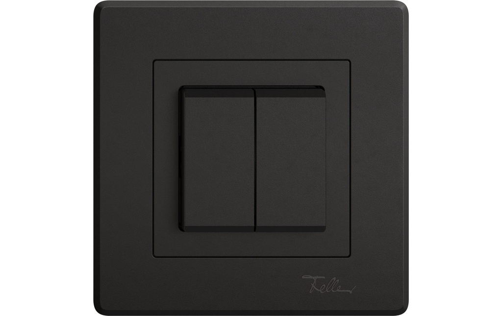 Feller Commande Smart light  EDIZIO.liv pour Philips Hue, Noir