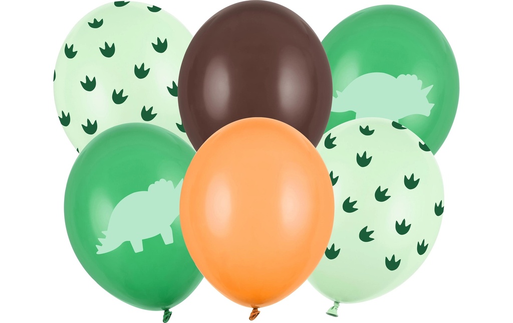 Partydeco Ballon de baudruche Strong Dinosaures 30 cm