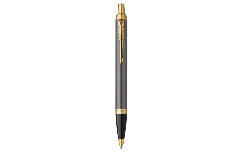 Parker Stylo bille IM moyen (M), Gris/Doré