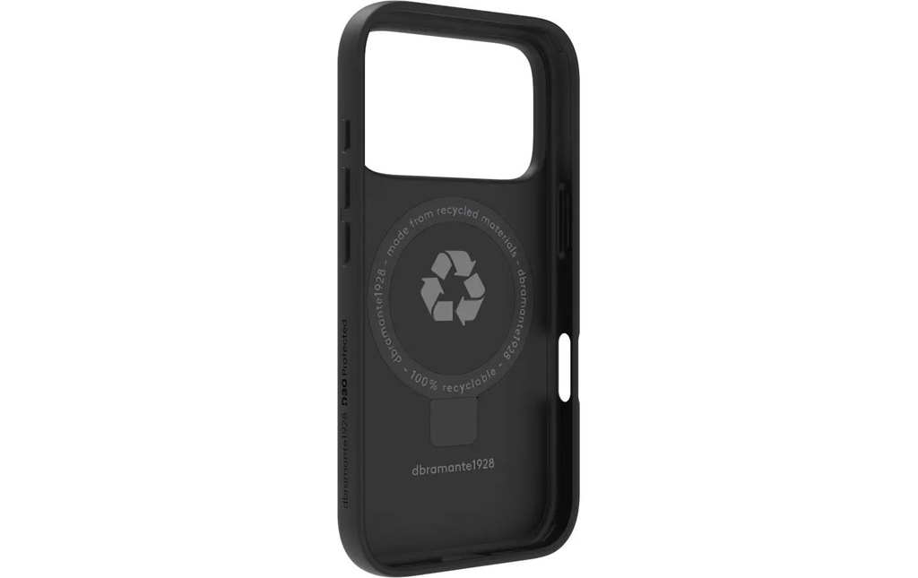 dbramante1928 Coque arrière Iceland Ultra D3O MS Kick iPhone 17 Pro Noir