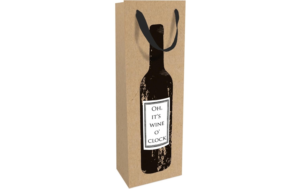 Braun + Company Sac à bouteilles Wine o Clock 12 x 37 x 8 cm