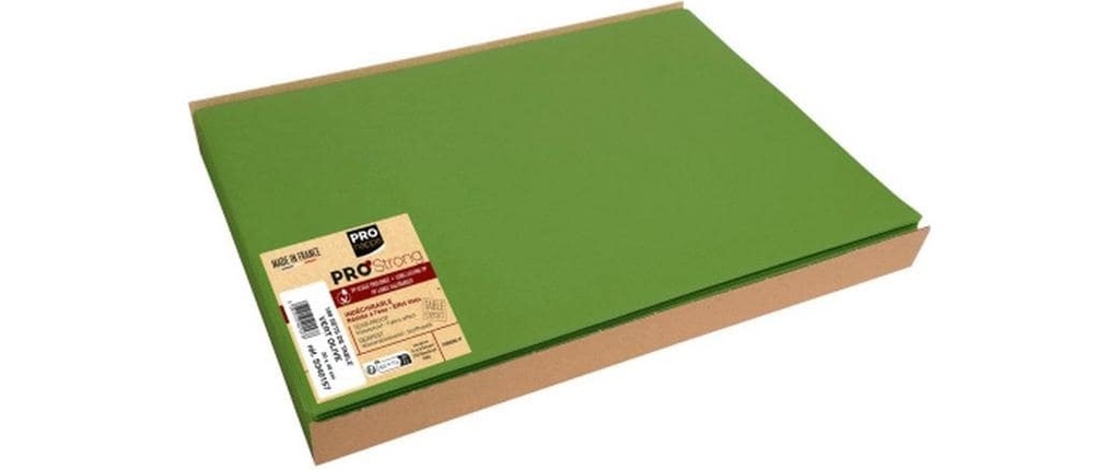 PRO nappe Set de table 100 pièces 30 cm x 40 cm, Vert olive