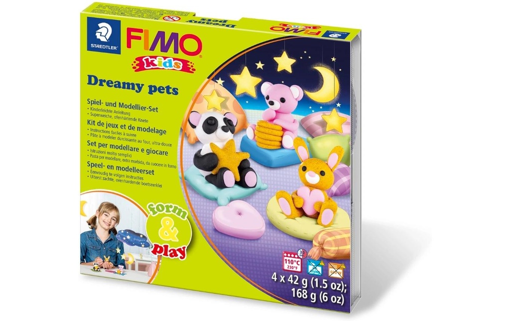 Fimo Matière à modeler Kit de bricolage Kids Animaux de rêve