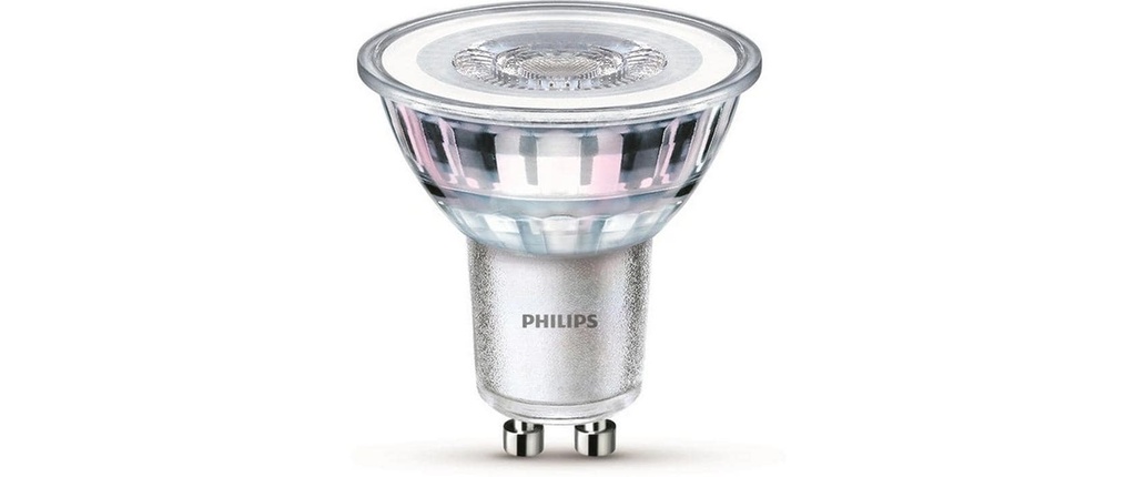 Philips Lampe LEDcla 50W GU10 WW ND 2PF Blanc chaud (WW)
