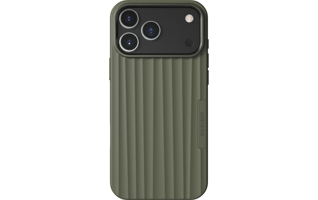 Nudient Coque arrière Bold MagSafe iPhone 17 Pro Max Olive Green