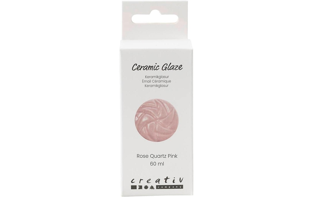 Creativ Company Émail céramique 984 - 1101 °C, 60 ml, Rose