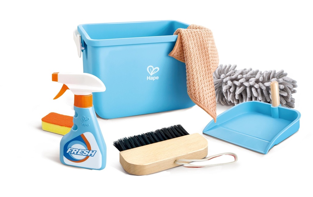 Hape Set de nettoyage pour jouets avec seau