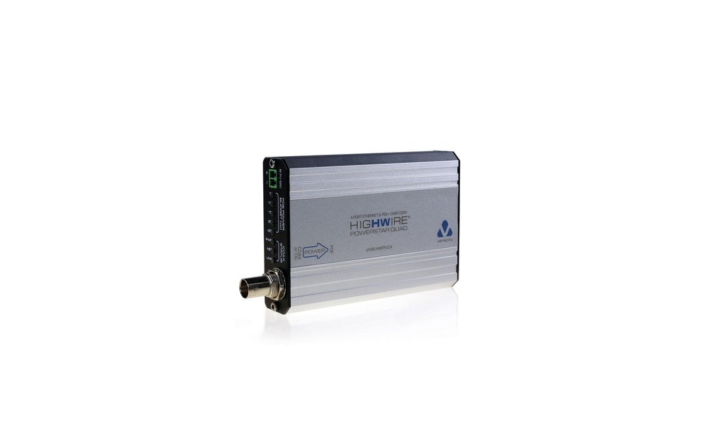 Veracity Convertisseur PoE+ HIGHWIRE Powerstar Quad 4 Ports