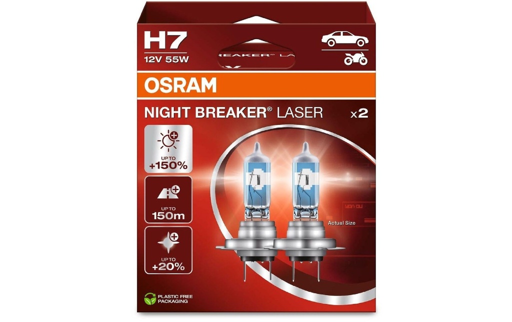 OSRAM H7 Night Breaker Laser H7 Voiture de tourisme