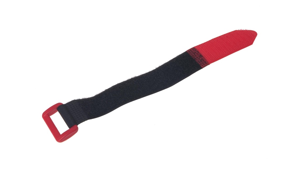 FASTECH Bande à dragonne FAST-VSTRAP 25 x 195 mm, Noir/Rouge