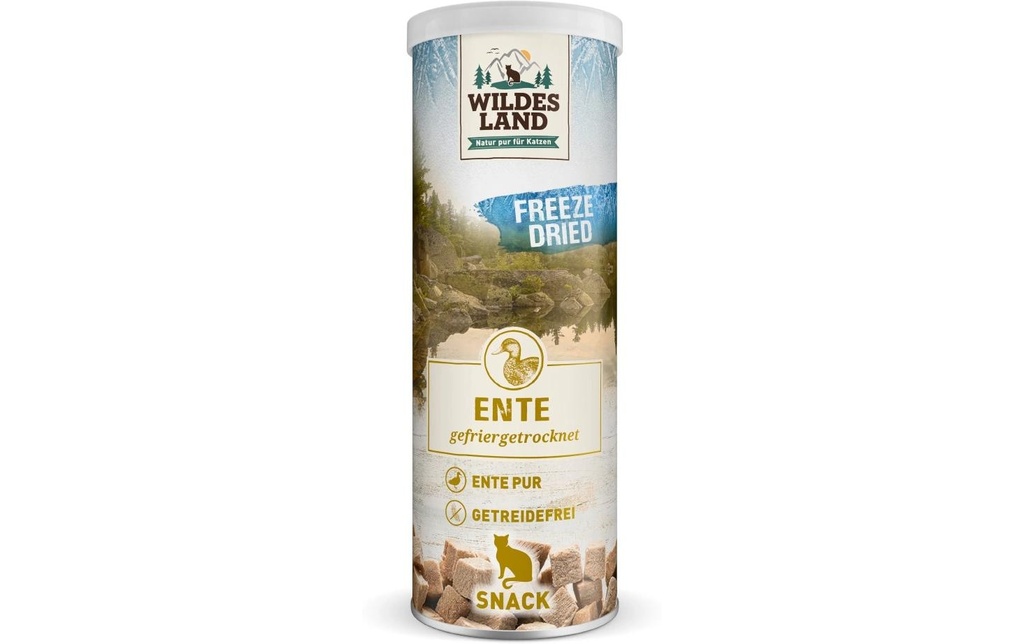 Wildes Land Collation pour chat Canard Freeze Dried 26 g