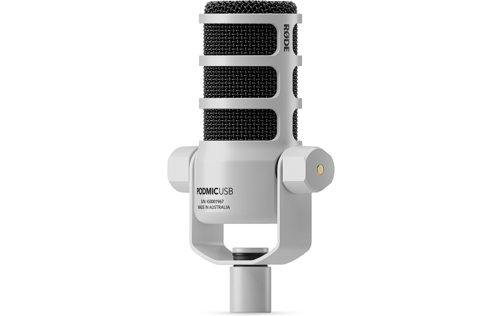 Rode Microphone PodMic USB, Blanc