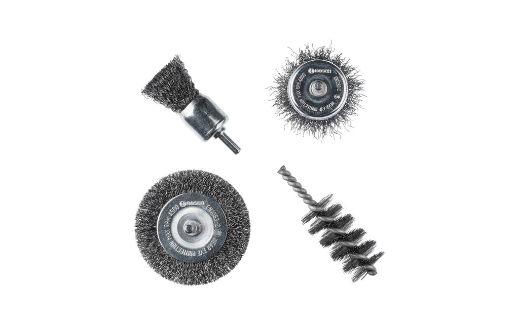 Bosch Kits de brosses métalliques 4 pièces