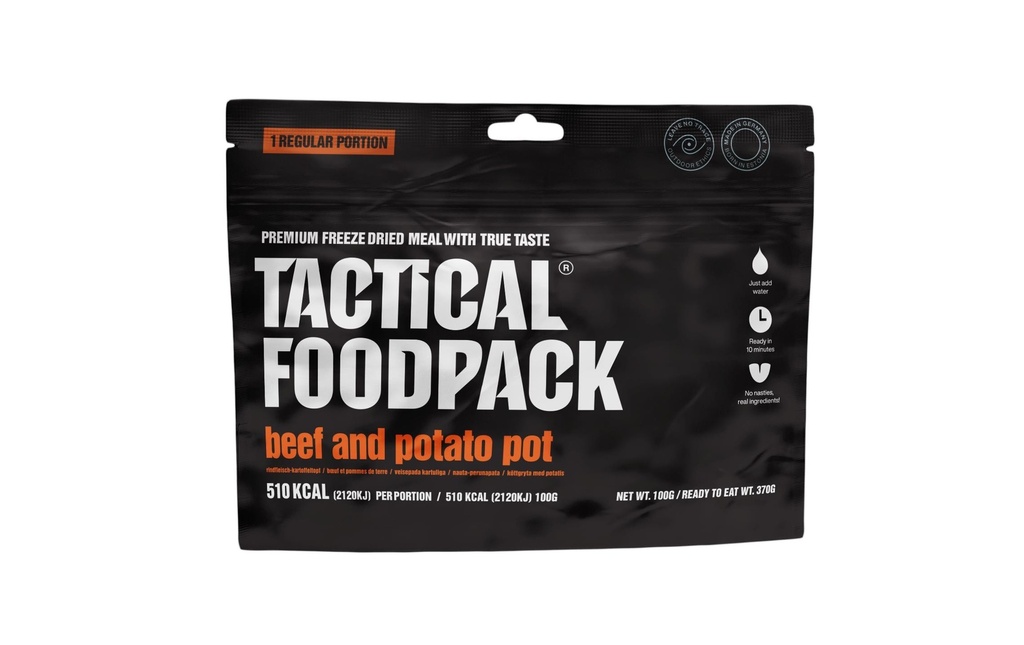 Tactical Foodpack Plat principal Beef and Potato Pot