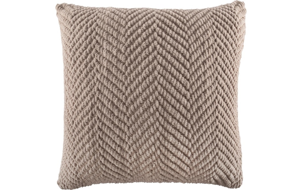 Tiseco Coussin Renee 45 x 45 cm, Taupe