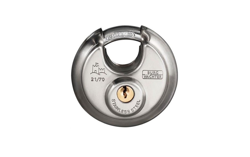 Burgwächter Circle 21, 70 mm  Acier inoxydable