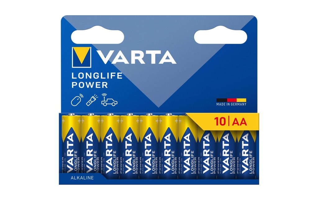 Varta Pile Longlife Power AA , 10 Pièce/s