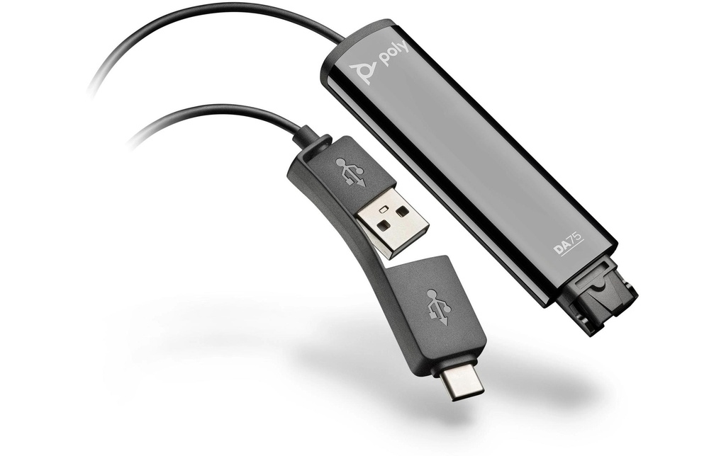 HP Adaptateur Poly DA75 USB-A / USB-C - QD