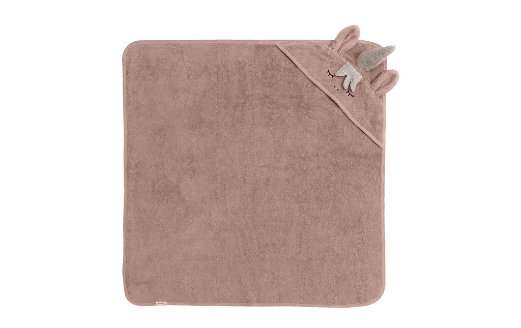 Kindsgut Serviette à capuche licorne 75 x 75 cm