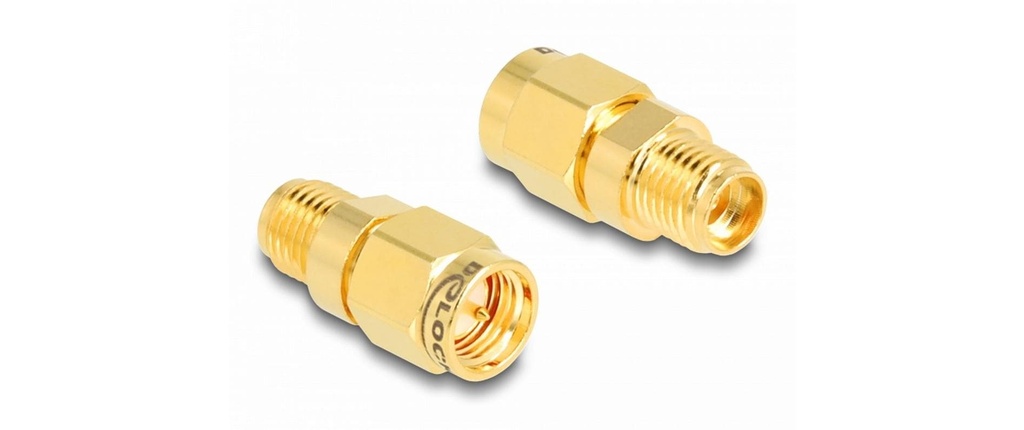 Delock Adaptateur d’antenne C6801, SMA Connecteur (m) - SMA Douille (f)