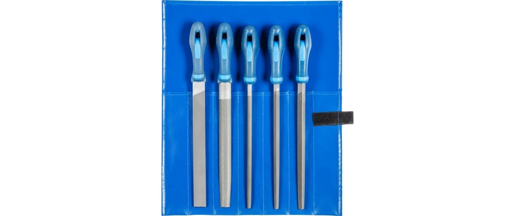 Pferd Jeu de limes d'atelier WR 5 pces 250 mm Taille 1