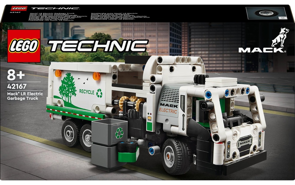 LEGO® Technic Benne à ordures Mack LR Electric 42167