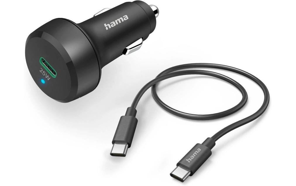 Hama Chargeur de voiture Car Charger USB-C 25 W Blanc