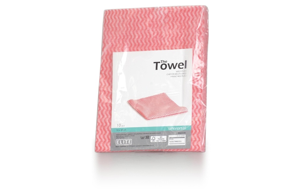 Elite Chiffon universel 10 pièces, Rose